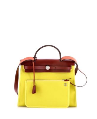 31 Herbag Zip Leather and Toile