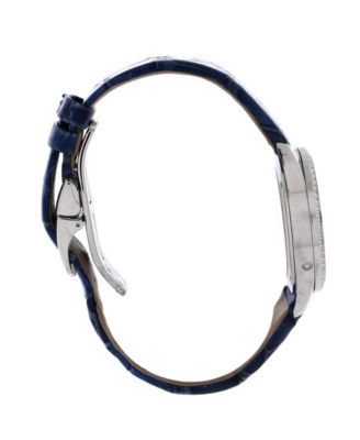  Master Ultra Thin Moonphase Automatic Watch in Stainless Steel and Alligator with Diamond Bezel 39mm