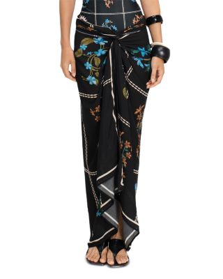 Marine Weave Pareo Swim Cover-Up 