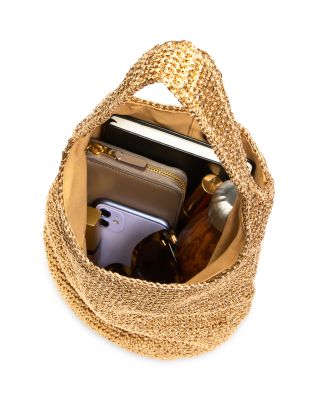 Metallic Woven Tote - Exclusive