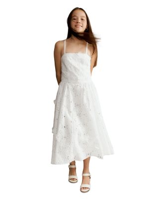 Girls' Estie Broderie Midi Dress - Little Kid, Big Kid