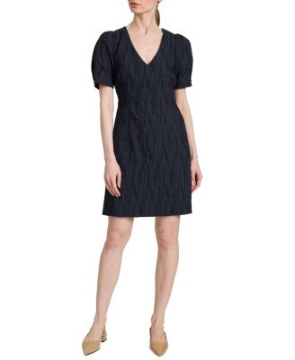  Bianca Shift Dress in Abstract Jacquard