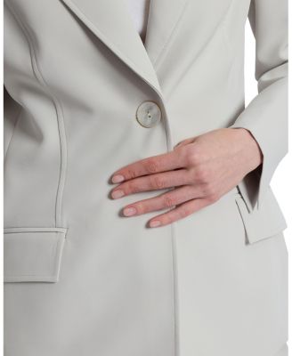  Jess Crepe Single Button Jacket