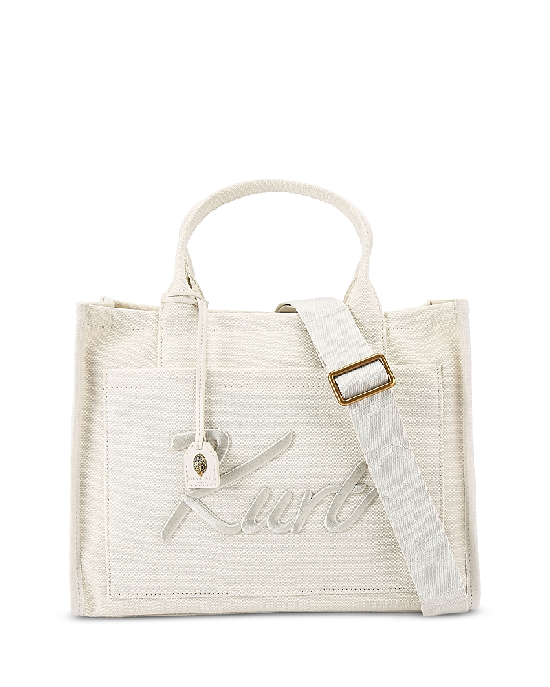 Kurt Geiger London Kurt Cotton Canvas Tote Bag
