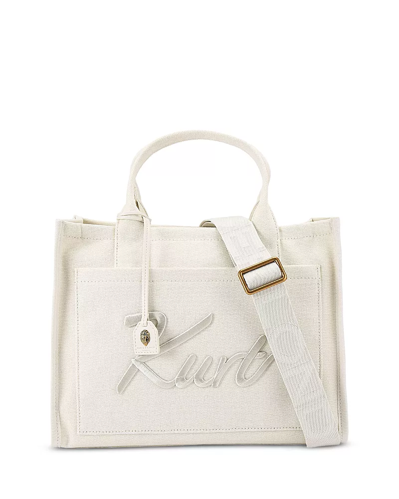 Kurt Geiger London Kurt Cotton Canvas Tote Bag