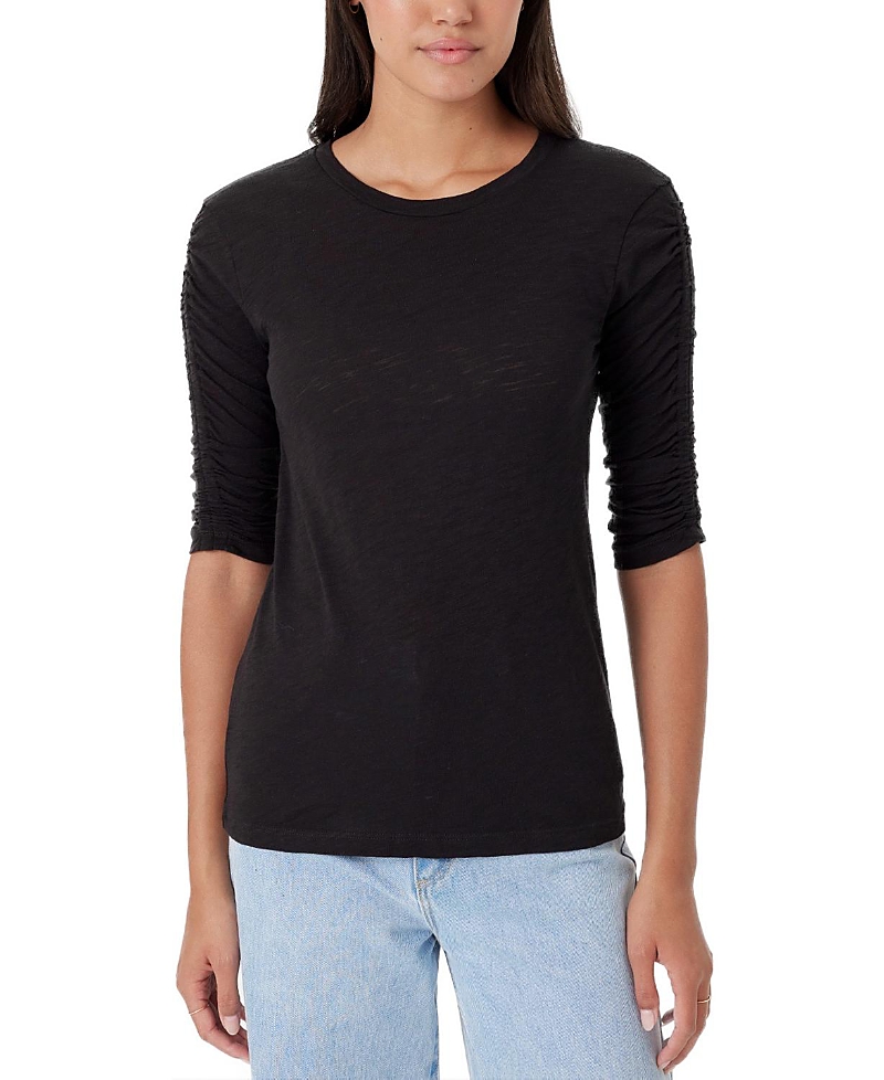 Goldie Lewinter Ruched Half Sleeve Tee