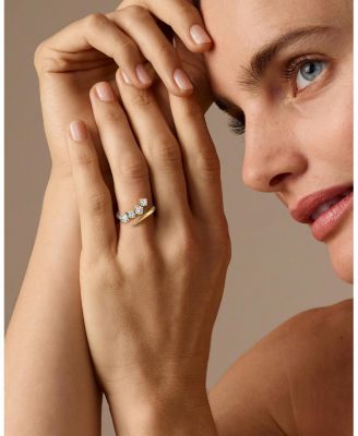  Cosmos Ring in 14K Gold, 0.61ctw Round Brilliant Lab Grown Diamond