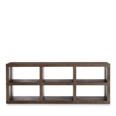 Outline Console Table with Shelves