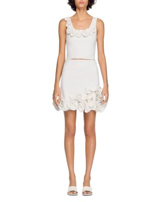 Calice Floral Knit Crop Top