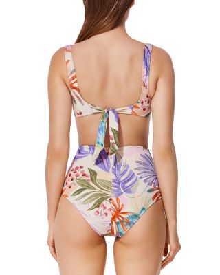 Cherry Blossom Bustier Bikini Top