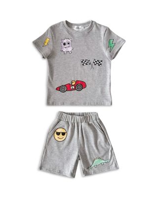 Boys' Sticker Short Set - Baby, Little Kid, Big Kid