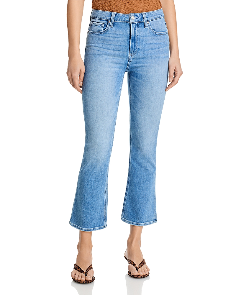 Paige Mason Crop Bootcut Jeans in Cinerama