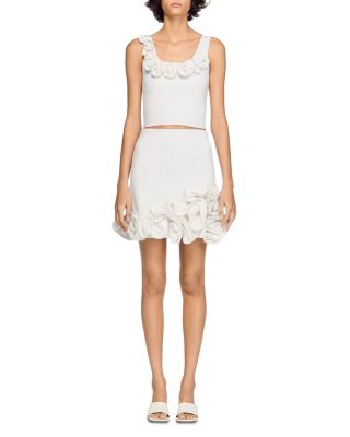 Corolle Short Floral Knit Skirt