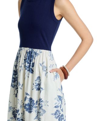 Round Neck Sleeveless Dress