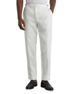 Atlantic Tailored Fit Linen Twill Suit Trousers