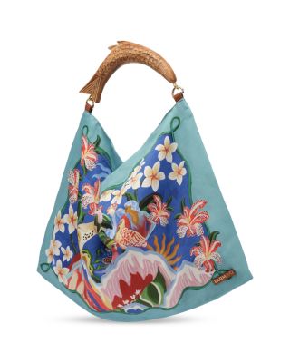 Small Satin Scarf Tote Bag