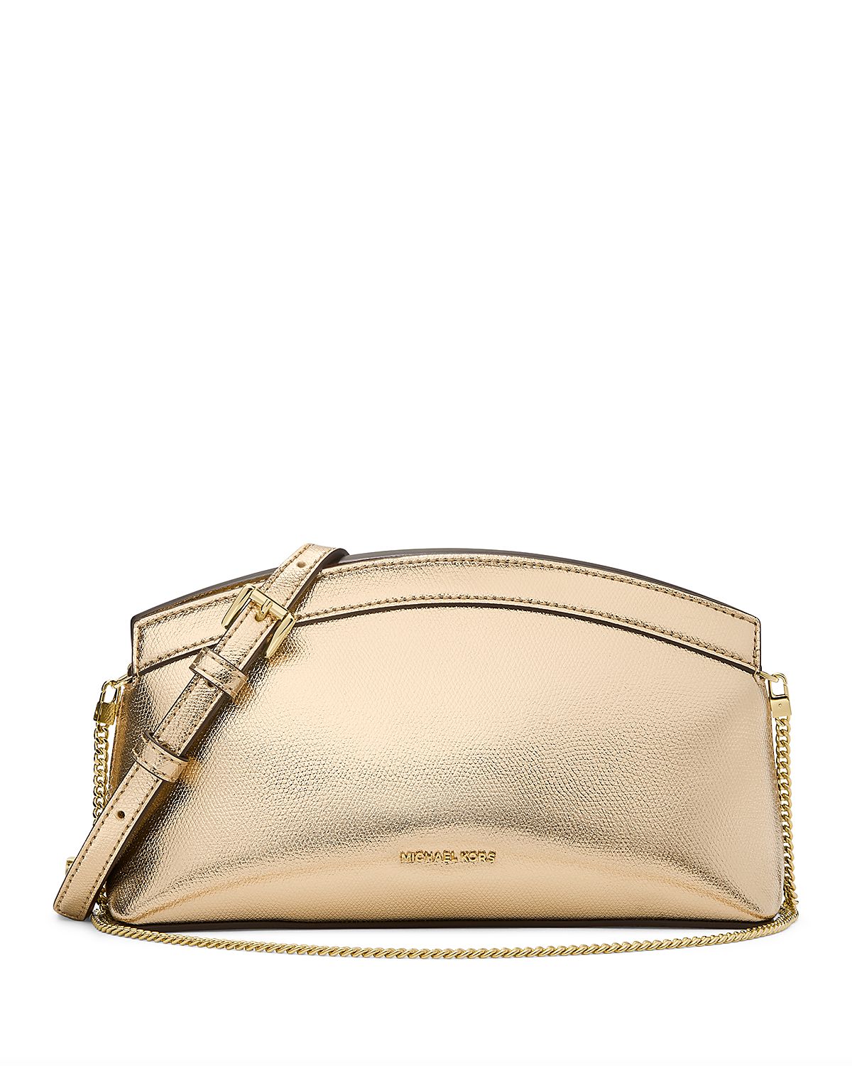 Michael Kors Athena Small Leather Crossbody Clutch