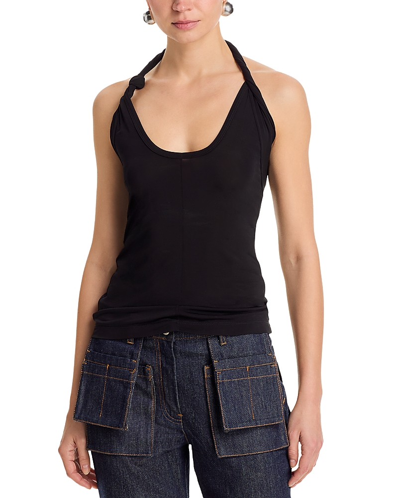 Helmut Lang Twist Halter Top