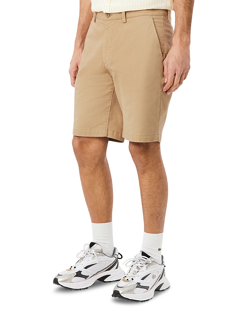 Lacoste Regular Fit Stretch Cotton Blend Chino Bermuda Shorts