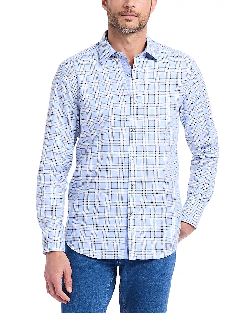 Robert Graham Portsoken Plaid Long Sleeve Woven Shirt
