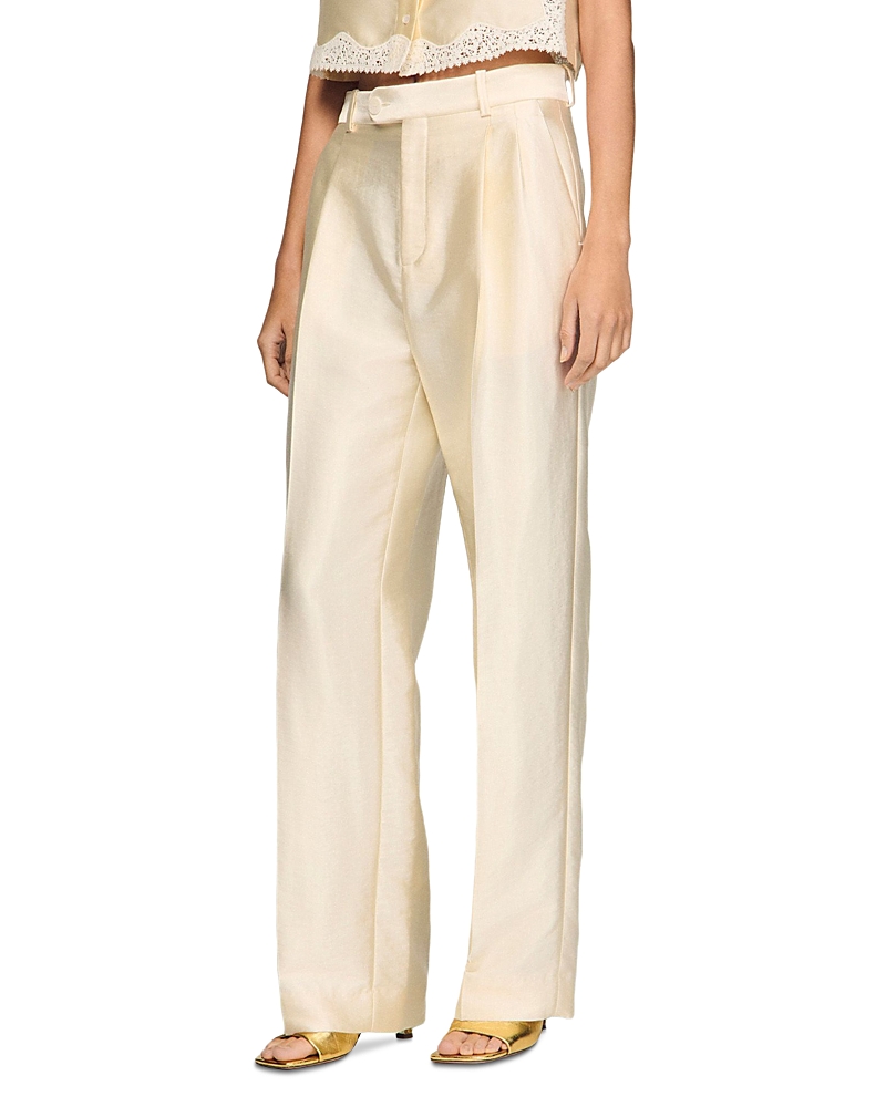 Sandro Satin Trousers