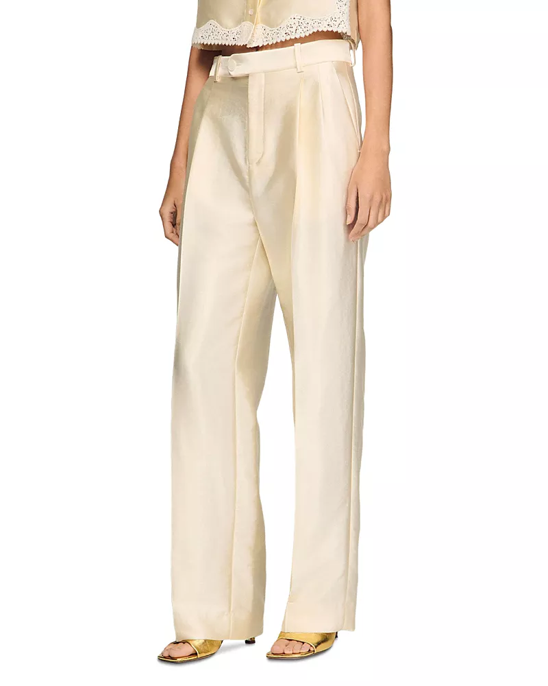 Sandro Satin Trousers