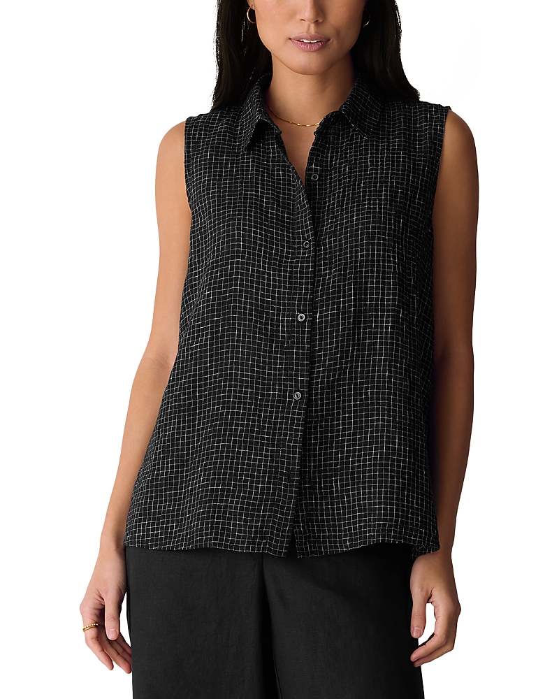 Eileen Fisher Classic Collar Linen Shirt