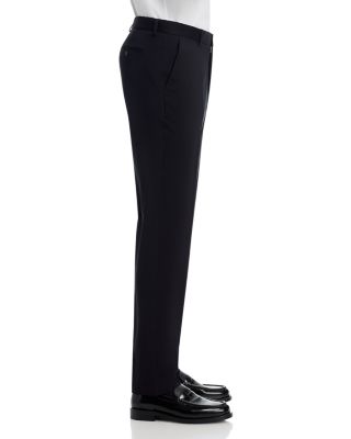 Stretch Wool Slim Fit Suit Pants