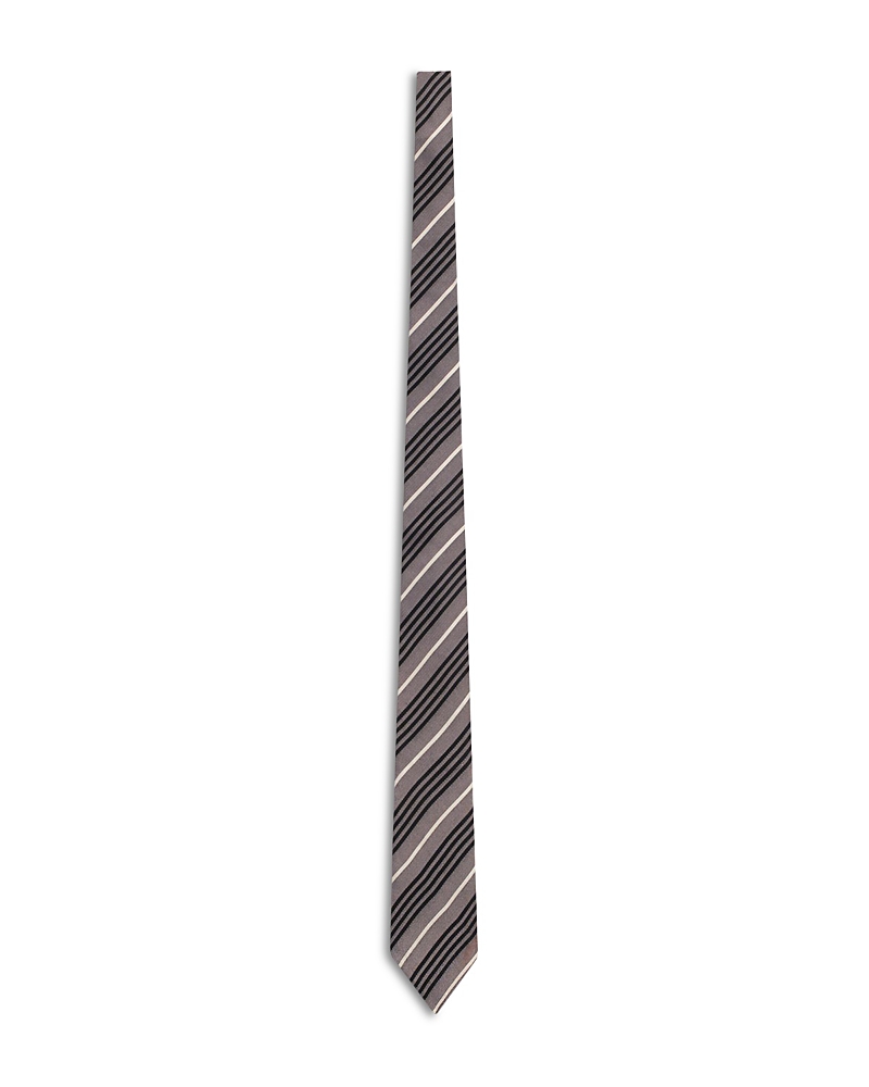 Saint Laurent Striped Wide Tie · OS