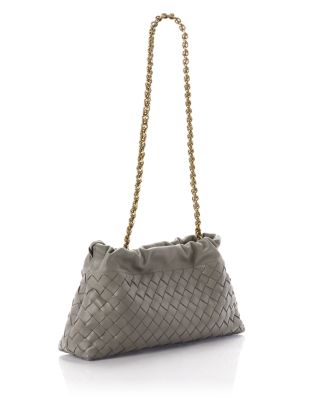 Dustbag Intrecciato Leather Shoulder Bag