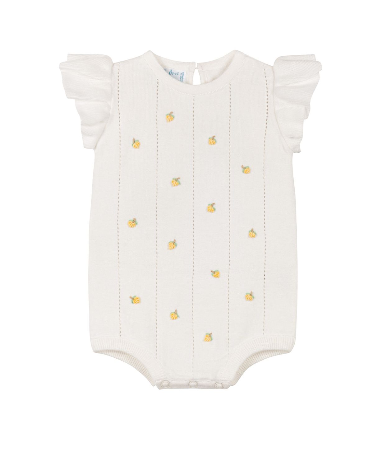 Feltman Brothers Girls' Little Blossoms Knit Romper - Baby