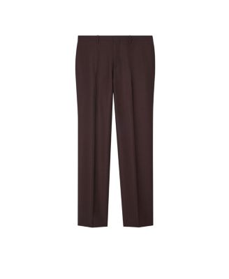 Striped Wool Mohair Tailored Trousers