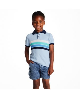 Boys' Sweater Knit Polo Shirt - Little Kid