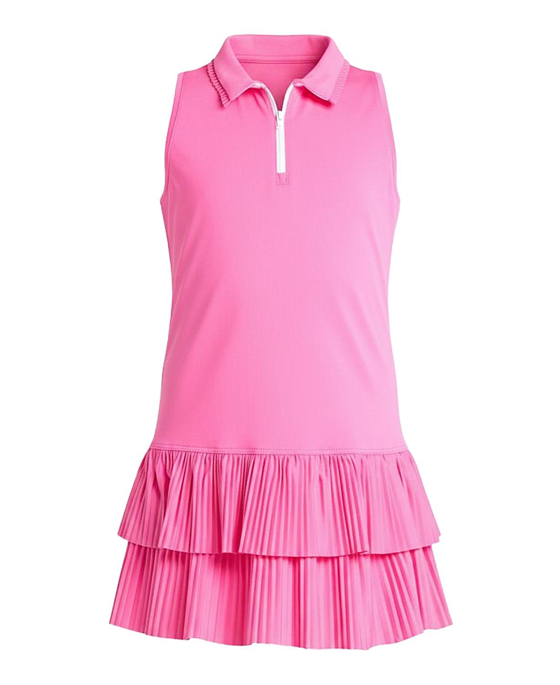 Lucky in Love Girls' Match Pleat Dress - Little Kid, Big Kid