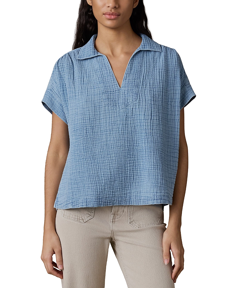 Faherty Dune Cotton Gauze Zoe Top