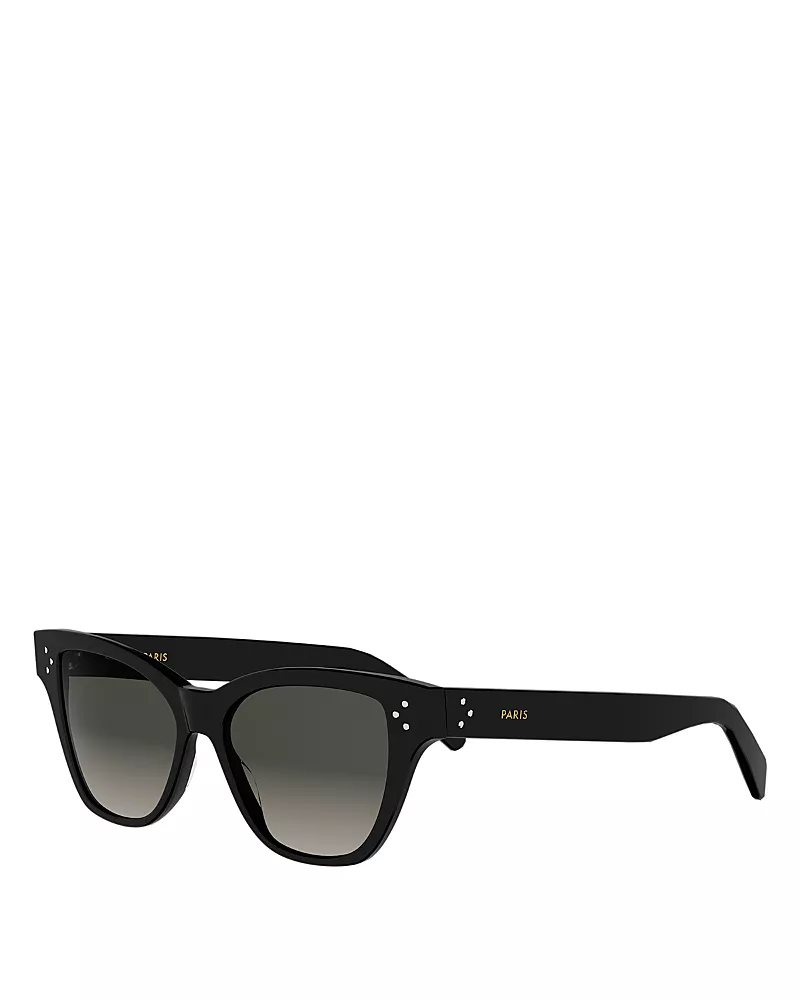 Celine 3 Dots Hd Cat Eye Sunglasses, 52mm