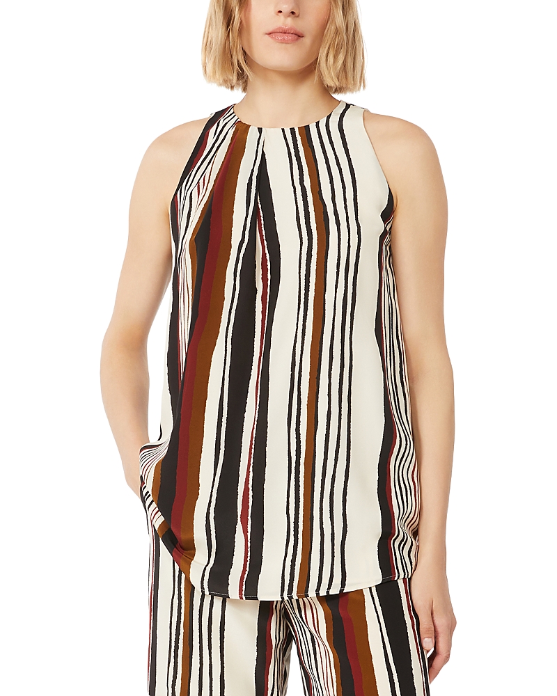 Max Mara Studio Mstancora Silk Crepe De Chine Top