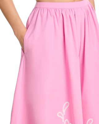 Paisley Bloom Embroidered Skirt