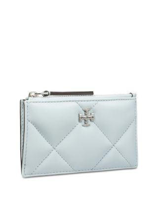 Kira Diamond Quilt Zip Card Case