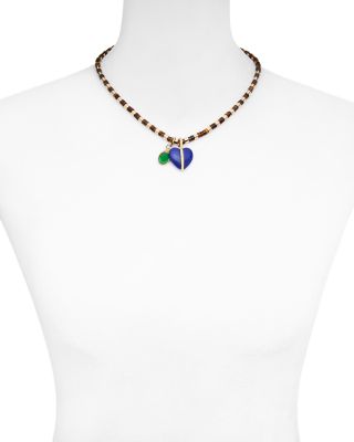 Semi Precious Heishi Necklace, 17"