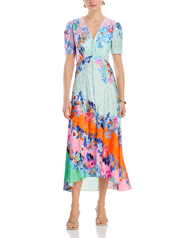 Saloni Lea Silk Dress