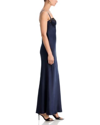 Shayla Silk Bias Cut Maxi Dress
