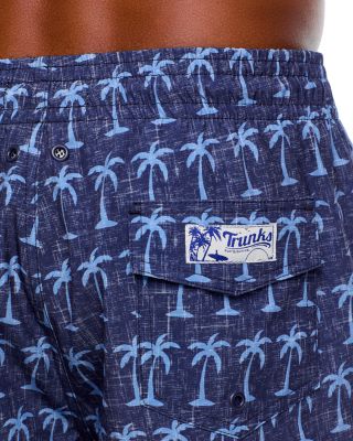 Sano Chambray Palm Tree 6.5" Swim Trunks