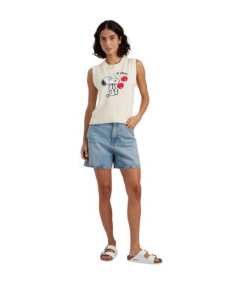  Women's Cotton Snoopy Cherry Tank