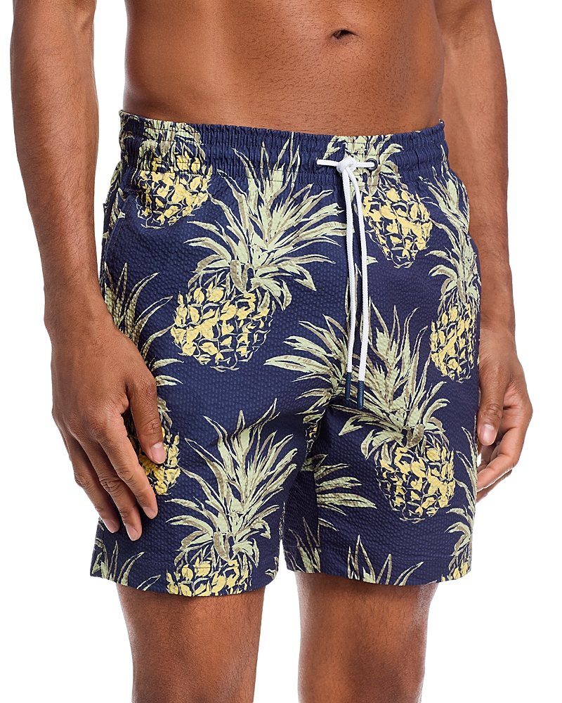 Trunks Surf & Swim Co. Painted Pineapples 6.5 Swim Trunks