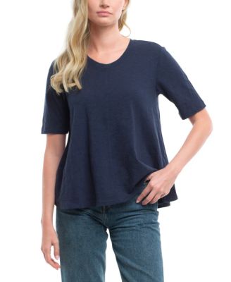  Elbow Sleeve Trapeze Top