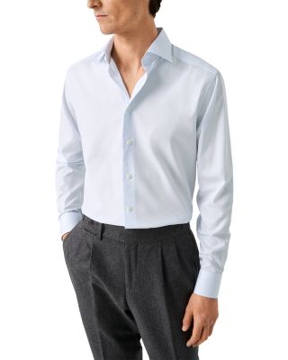 Contemporary Fit Striped Twill Shirt 