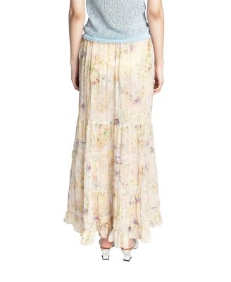  Oasis Blooms Tiered Skirt