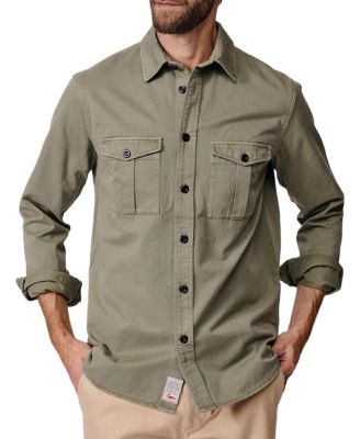  Long Sleeve Cole Twill Overshirt