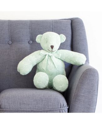  Cable Knit Teddy Bear Plush